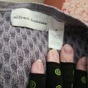 Alfred Dunner Lavender Knit Sweater